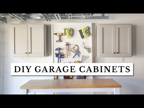 Easy DIY Garage Cabinets