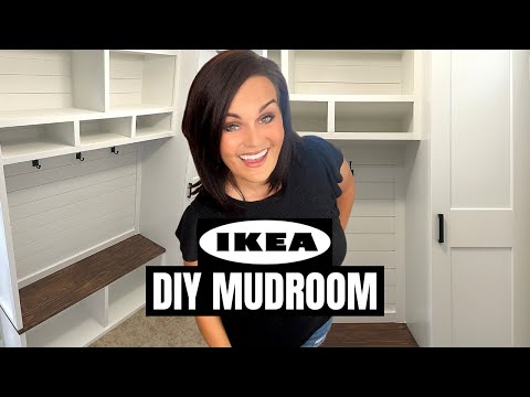 Shocking DIY IKEA HACK Mudroom Lockers!