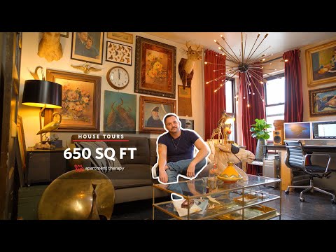 Ryan’s 650 Sq Ft Maximalist Brooklyn Apartment | House Tours