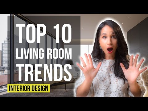 TOP 10 Interior Design LIVING ROOM TRENDS 2021