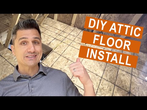 Attic Floor DIY Install for Storage Build - Heavy Duty!