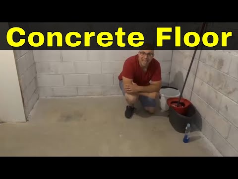 How To Clean A Concrete Floor-Tutorial