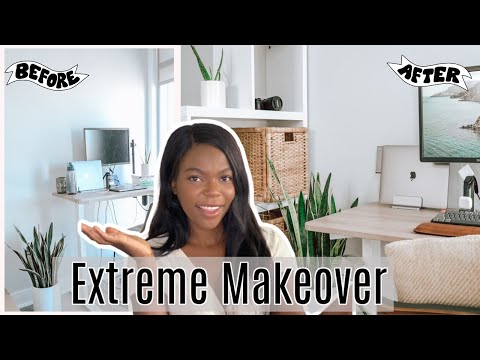 Building A Home Office In My Bedroom (Extreme Makeover)| Work From Home