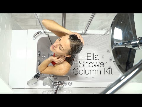 Ellas Bubbles: Walk In Bathtub Shower Combo - Shower Column Kit for Safe/Easy Bathing