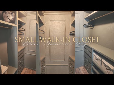 DIY Small Walk In Closet on a Budget/Kullen Dresser Ikea Hack