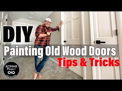 How to Paint Old Doors, Windows and Trim the Right Way!!!   DIY House Renovation Episode 2