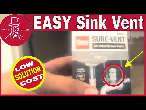how to vent a kitchen sink under a window / kitchen island vent