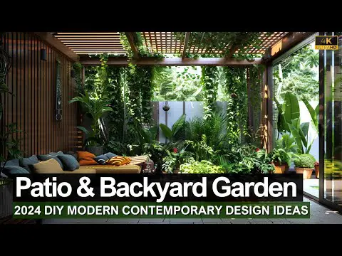 2024 DIY Modern Patio & Backyard Garden Designs: Build Your Dream Outdoor Living Space!