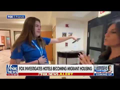 Staffers at unmarked building refuse to answer questions about housing migrants
