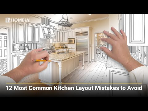 12 Most Common Kitchen Layout Mistakes to Avoid #kitchenlayout #mistakes