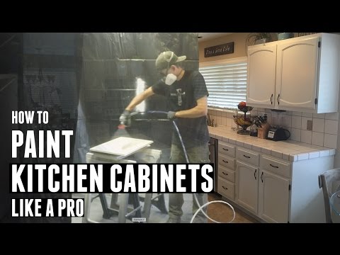 How To Paint Kitchen Cabinets Like a Pro