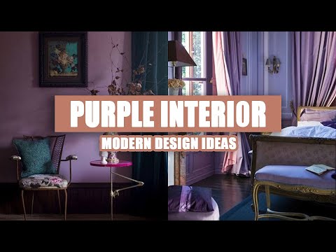 50+ Cool Modern Purple Interior Design Ideas 2020