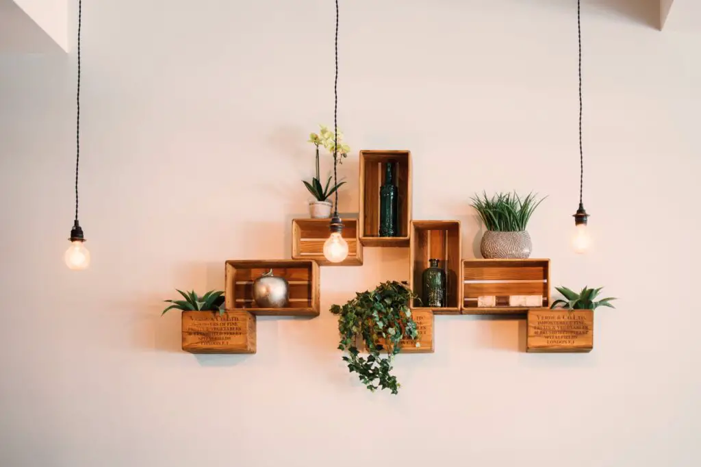 DIY wall shelves