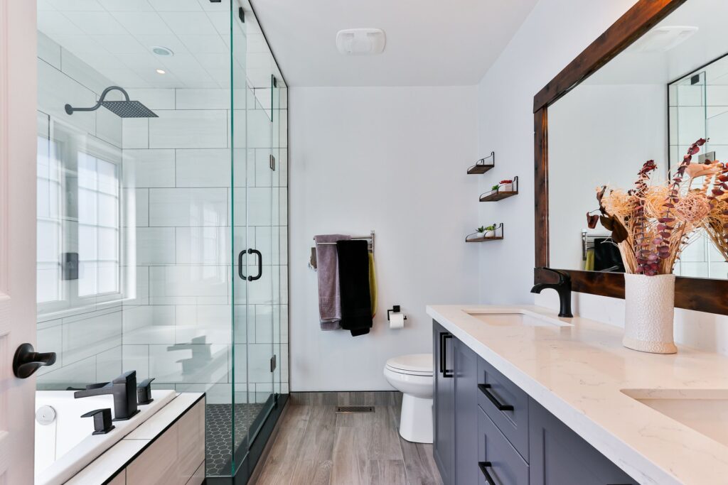 bathroom in a home