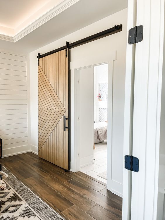 bathroom barn door