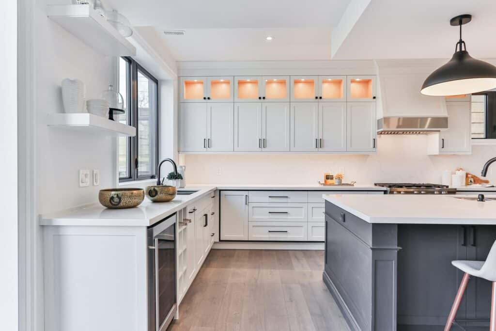 hardwood kitchen floor