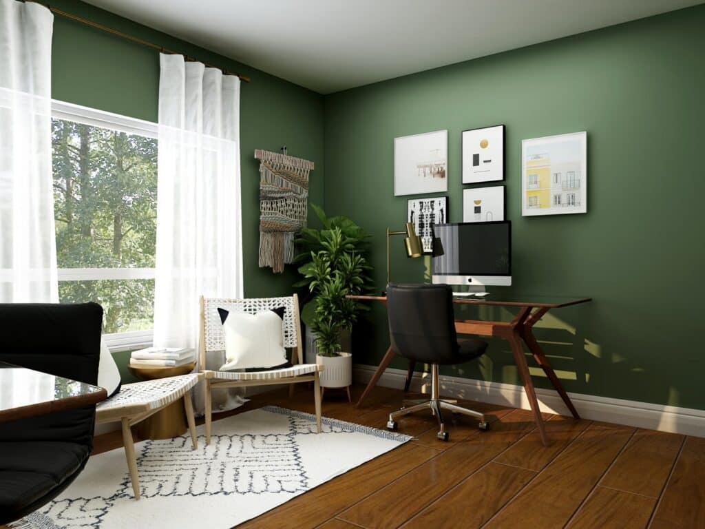 color home office remodeling ideas