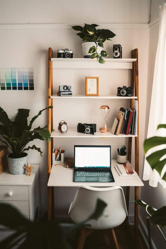 vertical home office storage