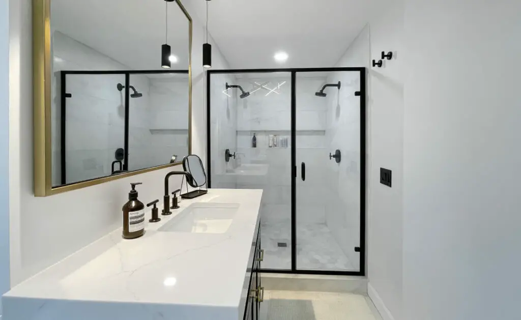 Bathroom remodel in McLean, Ideal Construction & Remodeling