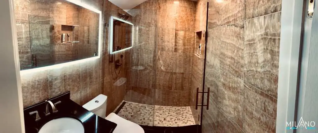 Bathroom remodeling company in Ellicott City, Milano DeZign and Build