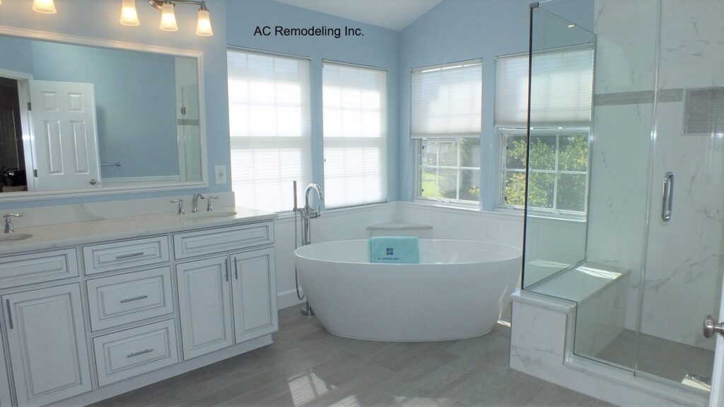 Bathroom remodel in Montgomery Village, AC Remodeling