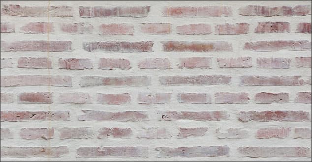 whitewash brick exterior