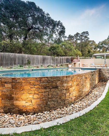 above ground pool deck