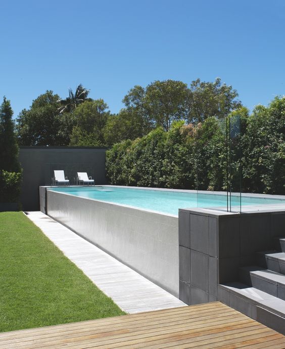 above ground pool decking