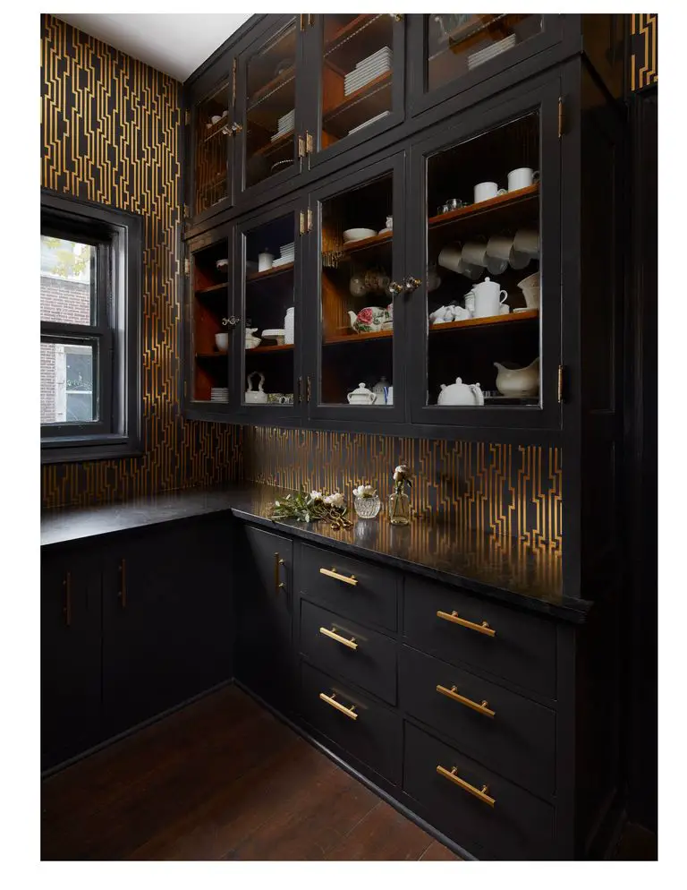 black and gold butlers kitchens
