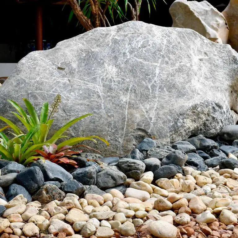 front yard landscape ideas with rocks
