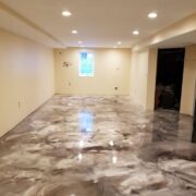 epoxy basement floor