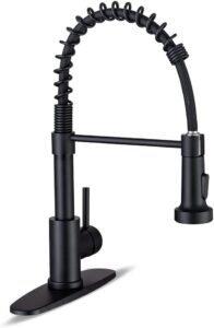 black kitchen faucets