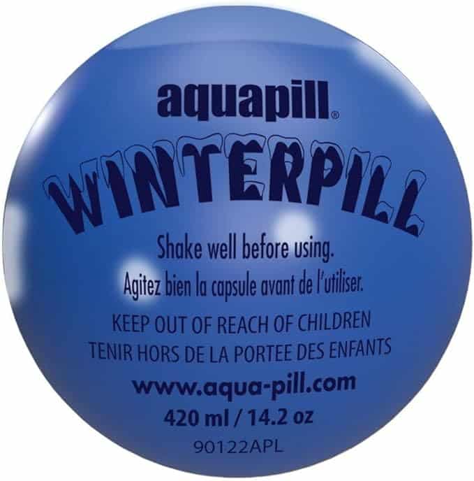Winterizing pill for pools