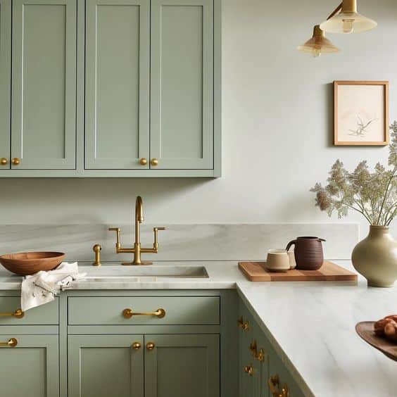 47+ Sage green kitchen cabinets design ideas and tips