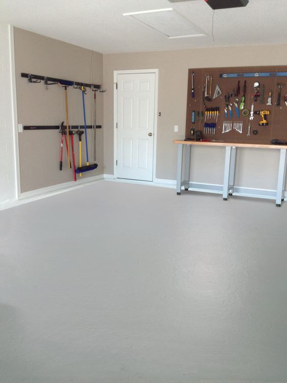 sealed concrete floor