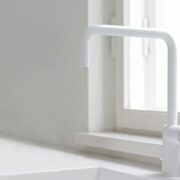 white kitchen faucet
