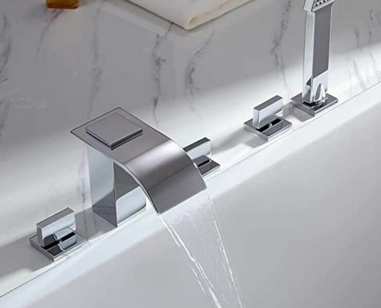 Deck Mount Tub Faucet