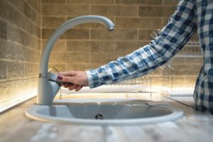 White Kitchen Faucet