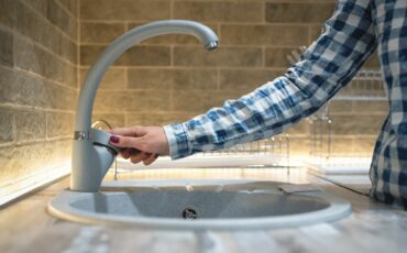 White Kitchen Faucet
