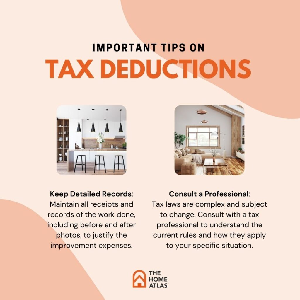 tax deductible home improvements