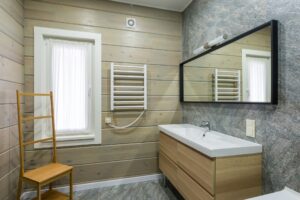 small curtains for bathroom windows