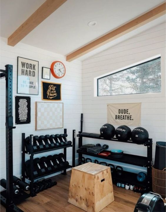 basement home gym ideas