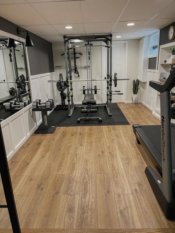 basement home gym ideas