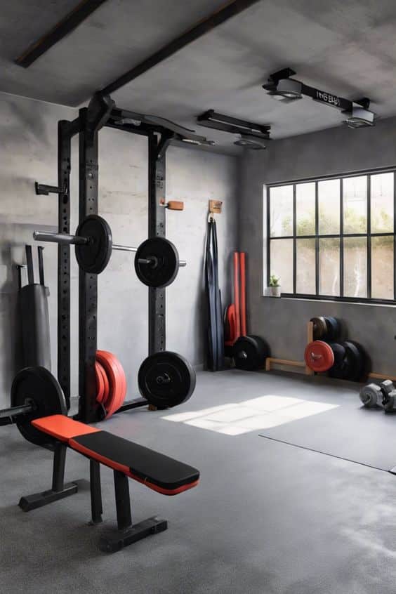 basement home gym ideas