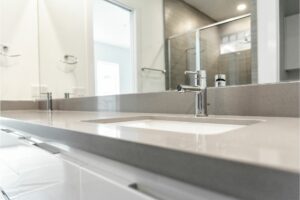 how to extend bathroom vanity top