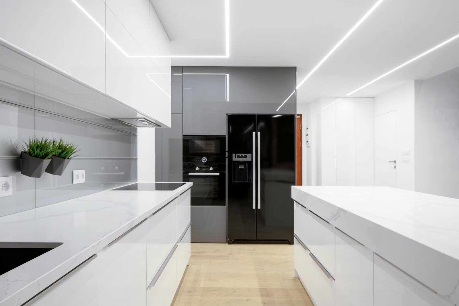 low ceiling kitchen lighting