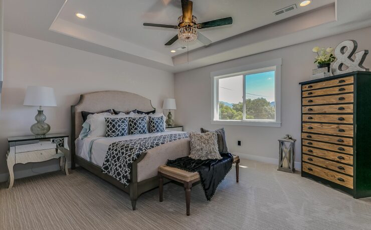tray ceilings in master bedroom