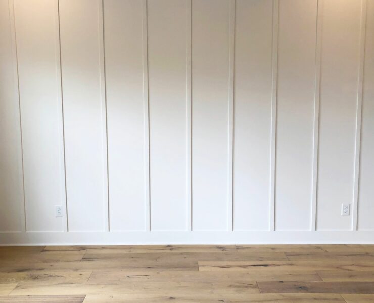 board and batten mudroom