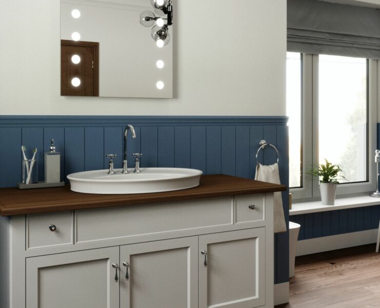 farmhouse bathroom vanity