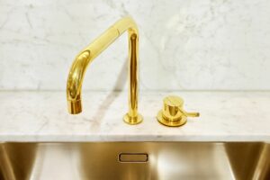 gold kitchen decor